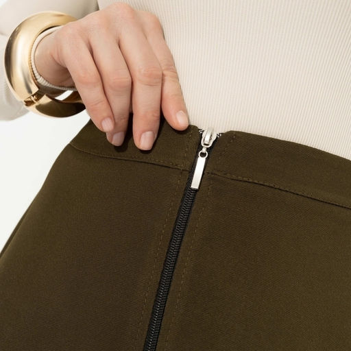 Юбка на молнии Вперёд в будущее (green) - Charutti фото 3