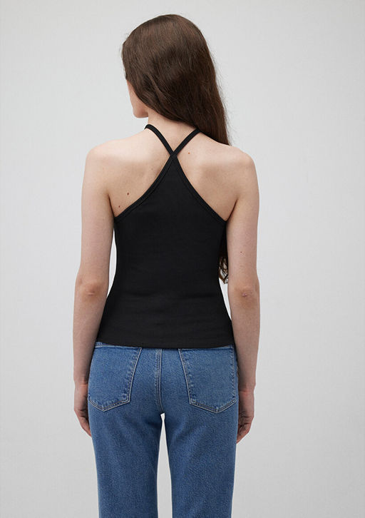 Capraz Yaka Siyah Top - Mavi фото 4