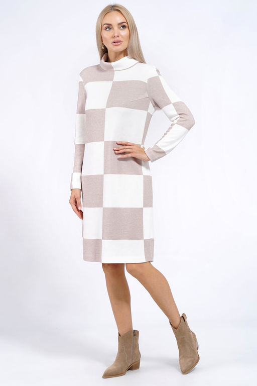 Платье ALANI 2012 бежево-молочная клетка - Alani collection фото 4