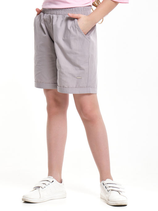 Шорты для девочки UD 7896 серый - Mini maxi фото 2