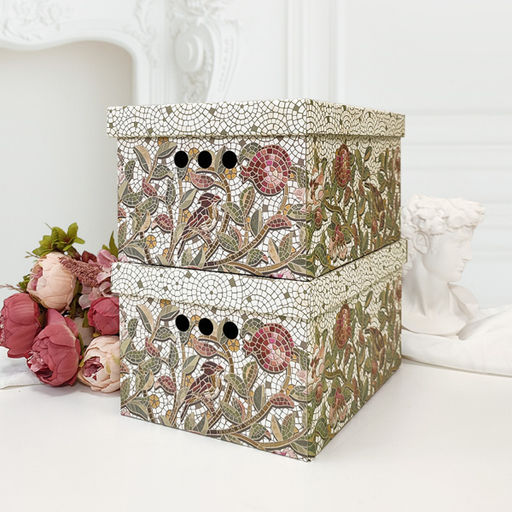 VAL OF-BC-4S Короба картонные, 25*33*18.5 см, набор 4 шт., OPUS ROMANO FLORA, шт