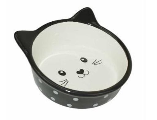 Миска керам. 0,23л Кошачья мордочка 13,5*6см