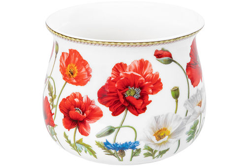 Кружка 250 мл 11*8,5*7 см Маки бочонок, фарфор NEW BONE CHINA - Elan gallery фото 6