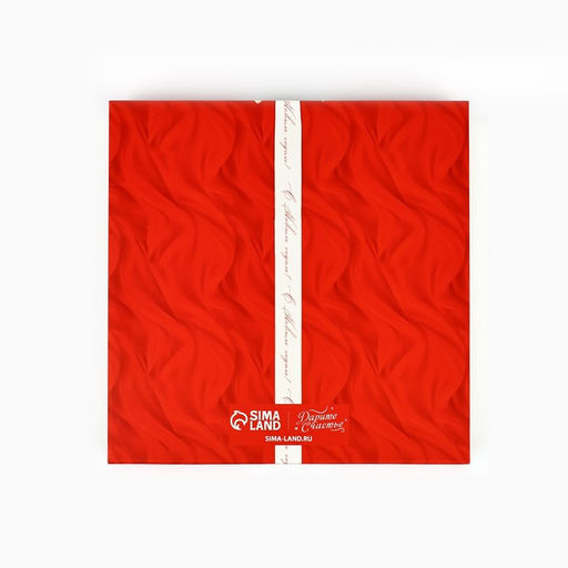 Цена за 5 шт. Коробка под 8 конфет и шоколад с ячейками Новогодняя роскошь, 18 х 18 х 4 см - Дарите счастье фото 3