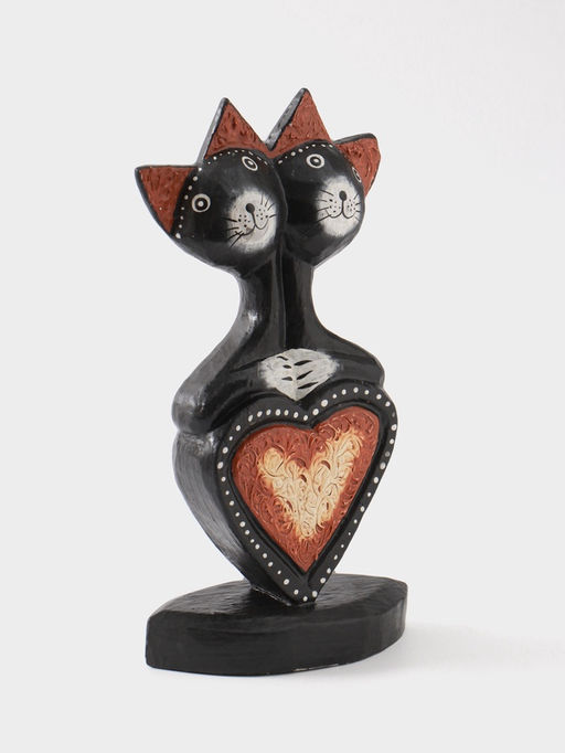 Интерьерный сувенир Влюблённые котята, 20 см