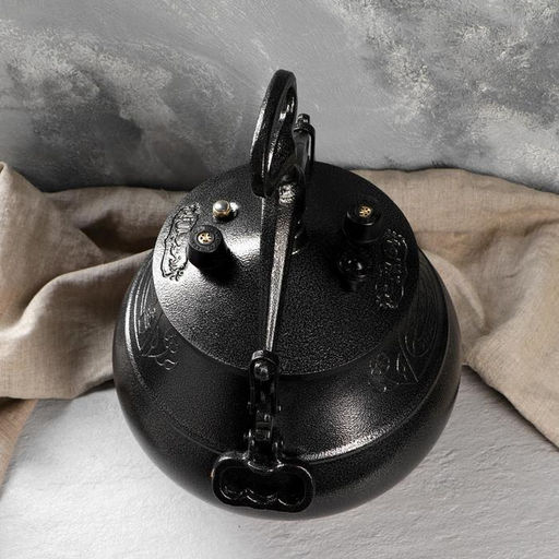 Афганский казан, 15 л, алюминий, чёрный