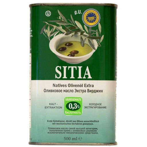 Оливковое масло P.D.O. Sitia (Сития) 0.3%, 500мл
