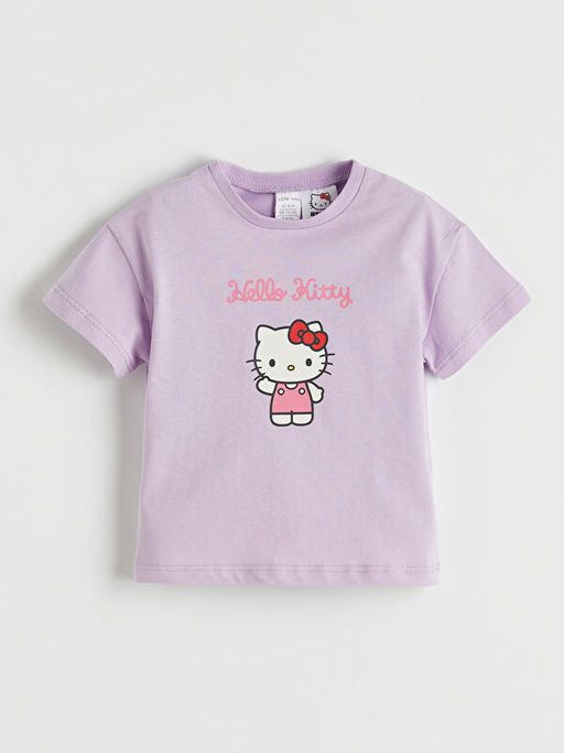 Hello Kitty Bask?l? K?z Bebek Ti??rt ve ?ort Tak?m