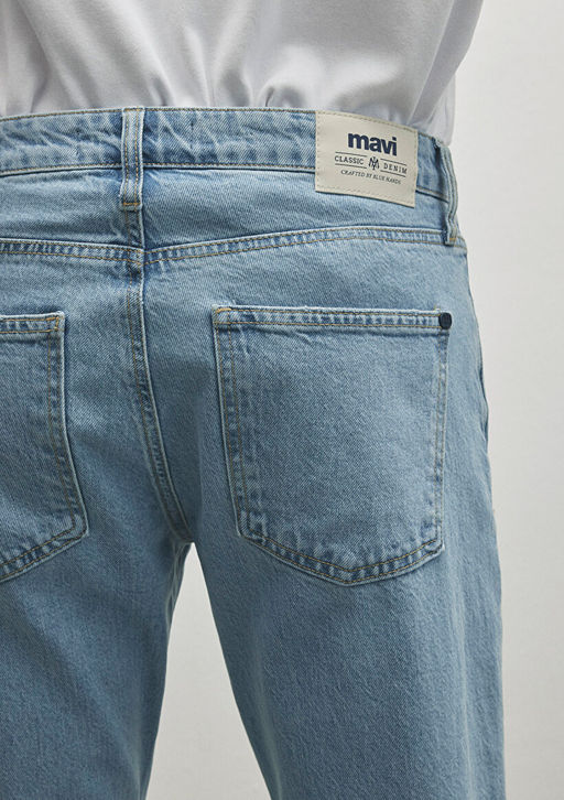 London Classic Denim Ac?k Mavi Jean Pantolon  фото 7