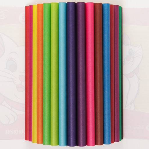 Бумага цветная двусторонняя, А4, 16 листов, 16 цветов, Кошечка Мари, Коты-аристократы - Disney фото 2