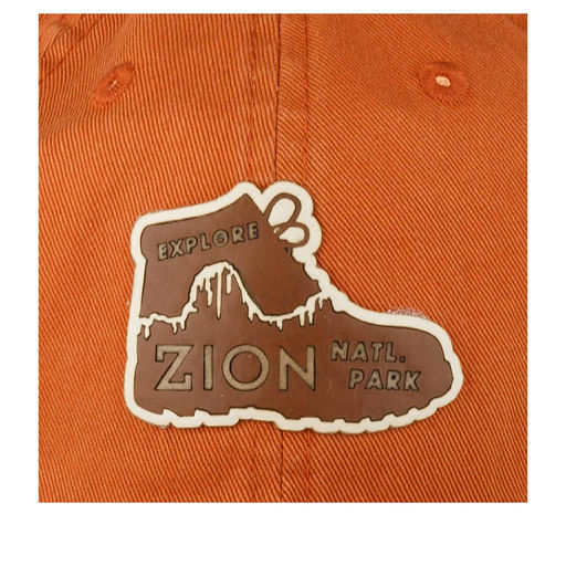 Бейсболка AMERICAN NEEDLE арт. ZNP-2001A Zion National Park Slouch (рыжий)  фото 2