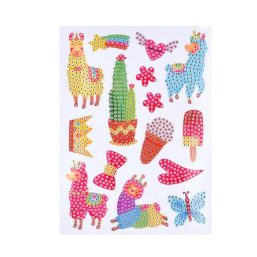 Мозаика алмазная "В мире альпак" в коробке