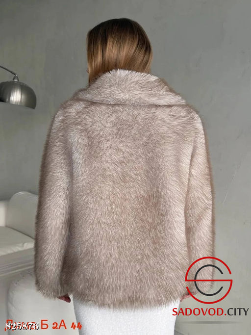 Шуба женская из искусственного меха