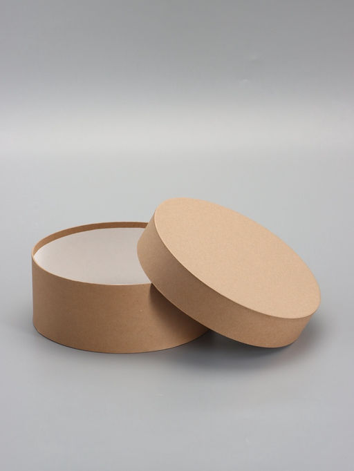 Коробка круглая подарочная крафт, 20×8 см
