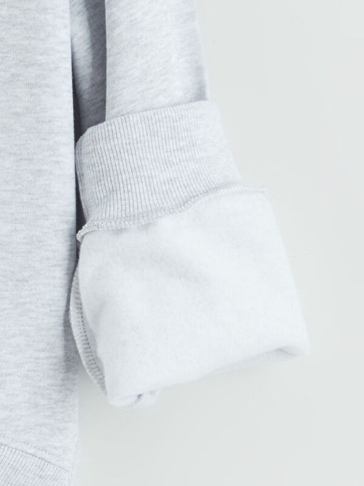 Kap??onlu K?z ?ocuk Kal?n Sweatshirt