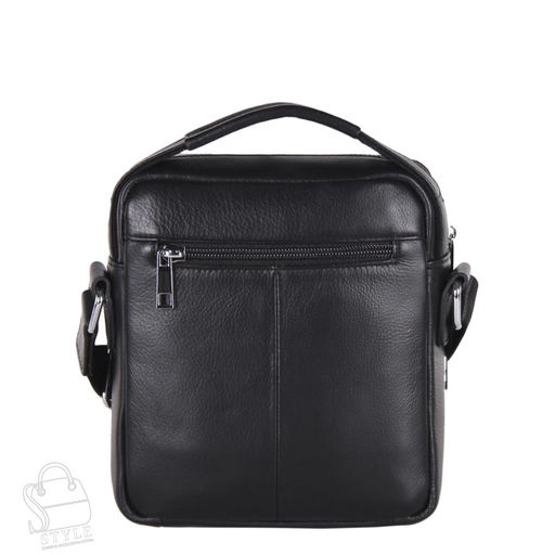 Сумка мужская кожаная 1927BSDH black Heanbag в Новосибирске
