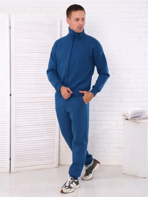 Роберт(индиго) костюм , 70% хлопок, 30% ПЭ