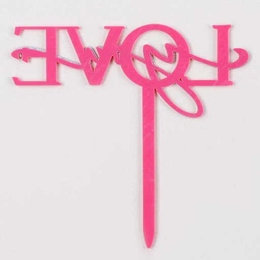 Топпер Люблю тебя, цвет фуксия - Страна карнавалия фото 13