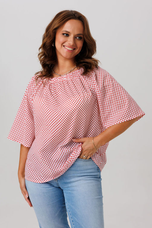 Блуза Anastasia 1252 красный фото 6