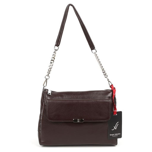 Женская кожаная сумка Sergio Valentini 0001-9  фото 2