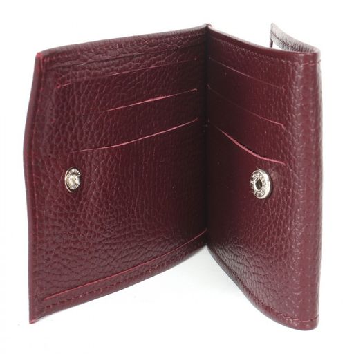 Обложка Croco-у-603 (для студ.билета+карточки) натуральная кожа бордо флотер (120) 234917  фото 3