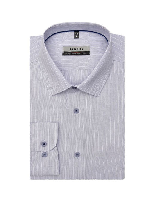 Сорочка мужская длинный рукав GREG 211/231/6164/Z/1p