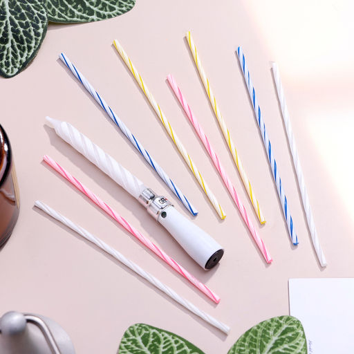 Цена за 5 шт. Свечи для торта, коктейльные 8 шт., 1 музыкальная