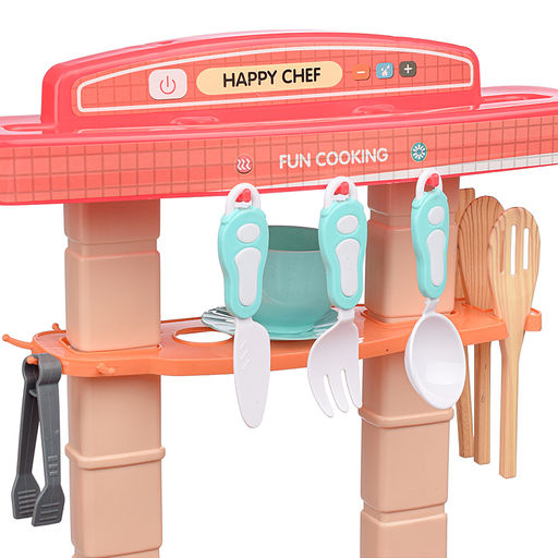 Игровой набор кухня "У шефа" цвет розовый, в коробке