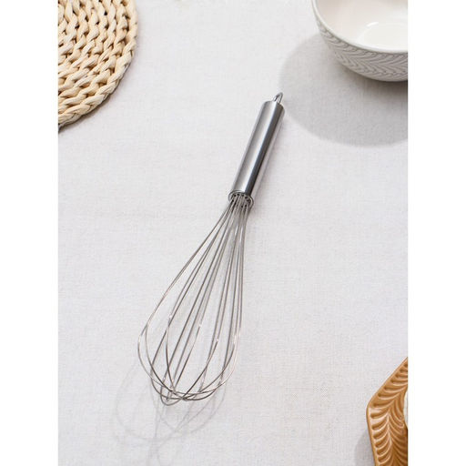 Цена за 2 шт. Венчик для взбивания Доляна «Стандарт», 30×6.5 см, нержавеющая сталь, серебристый