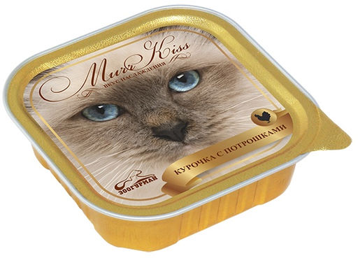 Консервы для кошек "МуррКисс" Курочка с потрошками (8771)