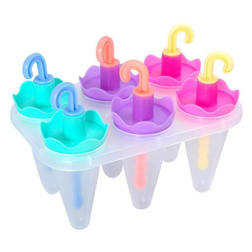 Формы для мороженого "Яркие зонтики". 6 ячеек. NEW, 80.353 (МультиДом)