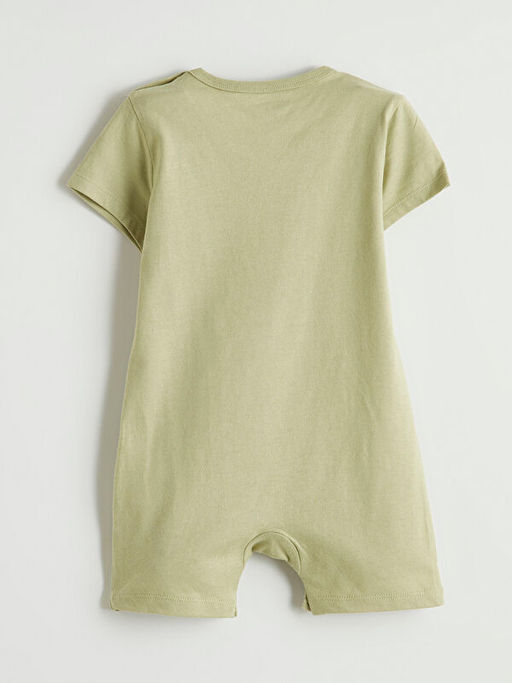 K?sa Kollu Erkek Bebek Tulum