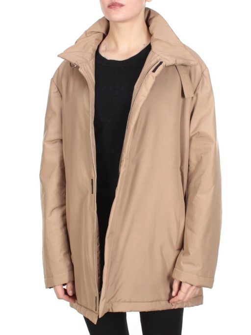 7089-7003 DARK BEIGE Куртка демисезонная женская L&B (100 гр. синтепон)