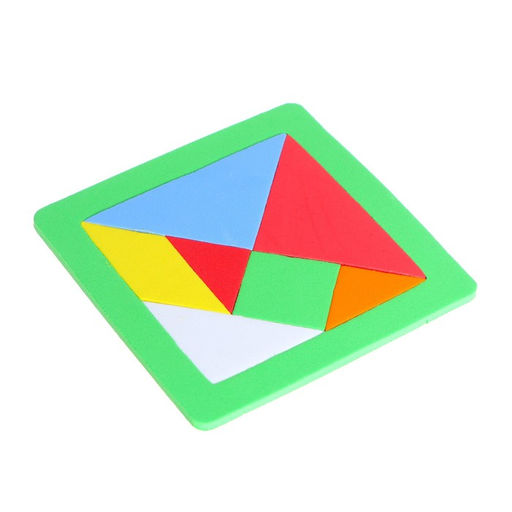 Цена за 3 шт. Головоломка «Танграм» 12 ×12 см, МИКС