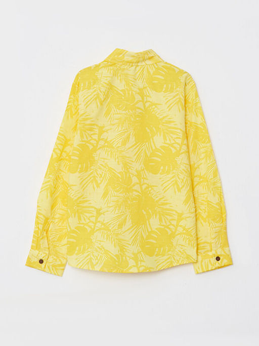 Desenli Uzun Kollu Erkek ?ocuk G?mlek - Waikiki фото 2