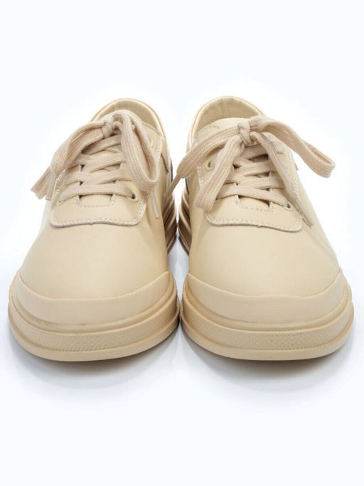 03-PDXL 95-3 BEIGE Полуботинки спортивные женские (натуральная кожа)