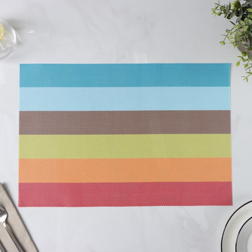 Цена за 12 шт. Салфетка сервировочная на стол Оттенки августа, 4530 см - Simaland фото 2