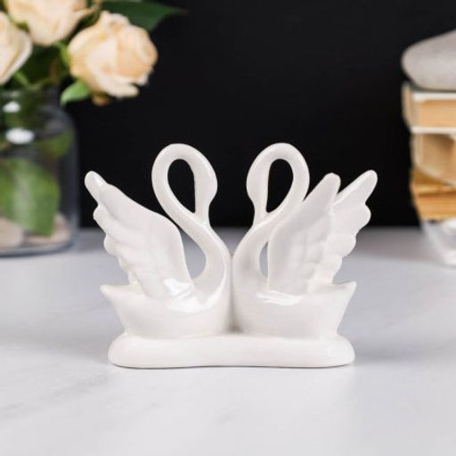 Статуэтка Влюбленные лебеди 8,5 см / B1793N /уп 72/ - Галеонтрейд фото 5