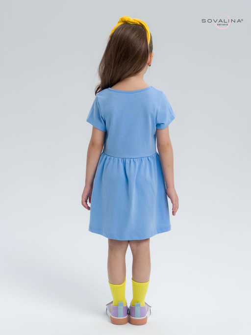 Платье Лето голубой сердце LE - Sovalina фото 16