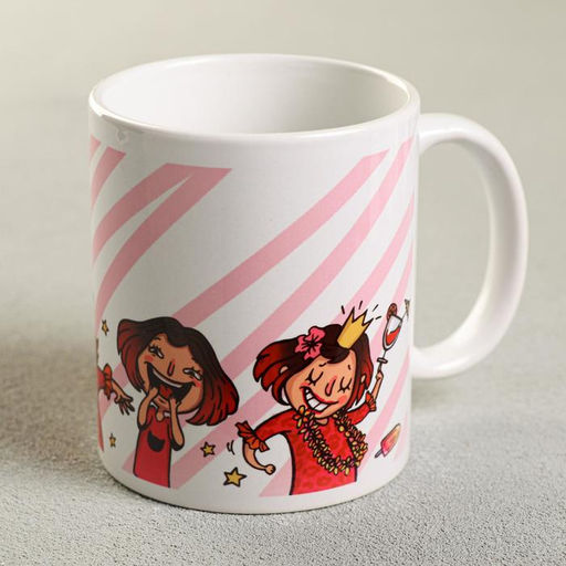 Кружка чайная керамическая Просто будь королевой, 320 мл