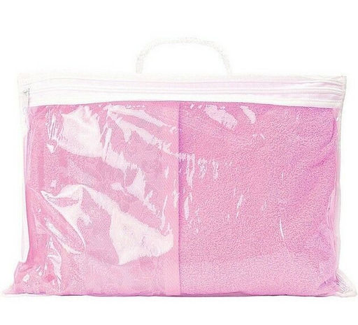 Набор махровых полотенец Дуэт-розовый 2 шт ( 50*90 см,70*140 см) хлопок 100% - Лен поволжья фото 2