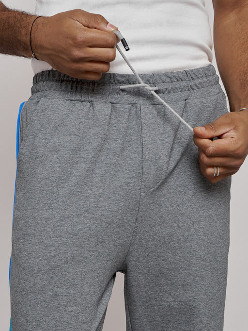 Широкие спортивные штаны трикотажные мужские серого цвета 12903Sr - Mtforce фото 14