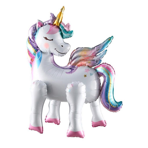Воздушный шар фольгированный 26" «Единорог», под воздух