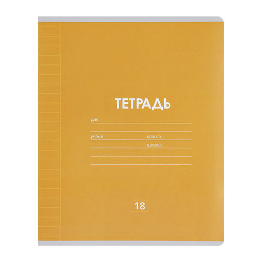 Набор тетрадей, 18 листов в линейку, Calligrata «Однотонная Классика Линовка», 10 штук