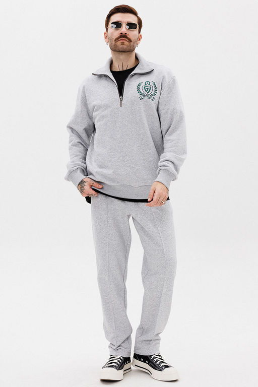 Джемпер GO M4077/50-04.182-188 серый меланж - Pirs фото 3