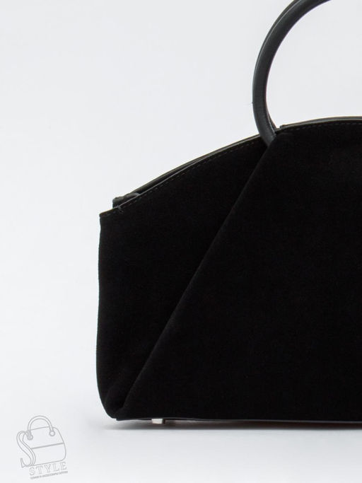 Сумка женская кожаная 1126MF black Polina&Eiterou