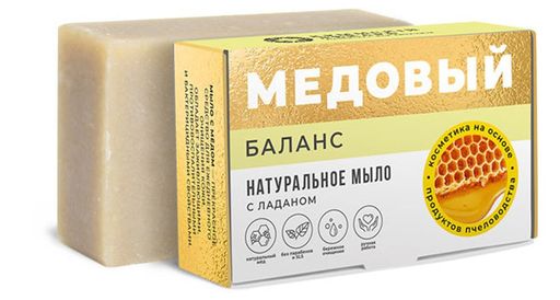 Медовое мыло Баланс с ладаном - Крымский лекарь фото 3