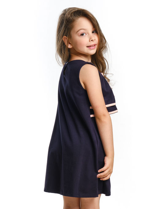 Платье для девочки UD 1639 син/роз - Mini maxi фото 2