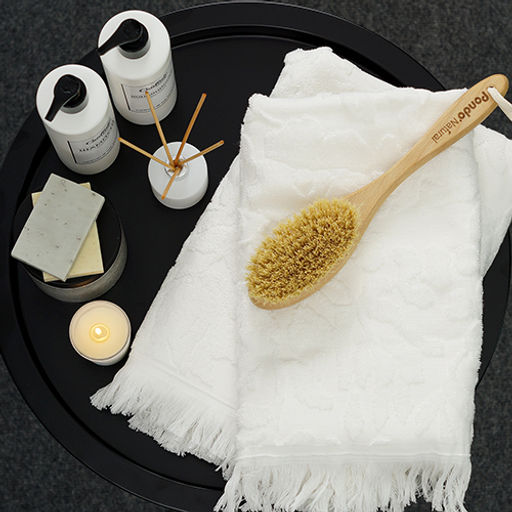 Набор махровых полотенец VERSAL 2 шт. (50х90 - 1 шт., 70х140 - 1шт.), 100% хлопок, 450 гр./кв.м. Сирень - Традиция фото 28