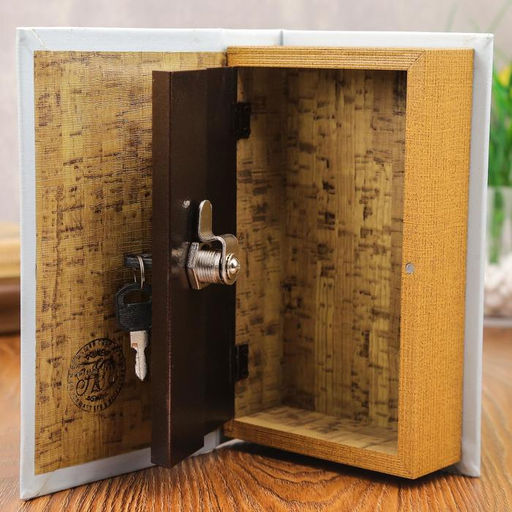 Шкатулка книга-сейф «Сберегательная книжка», 21×13.5×5 см